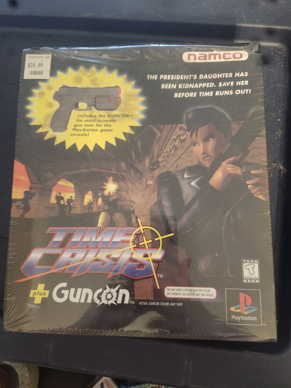 Time Crisis + GunCon for PlayStation – Black/Gray Packaging